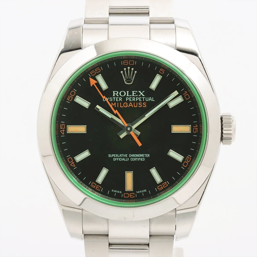 Milgauss Green Crystal 116400GV