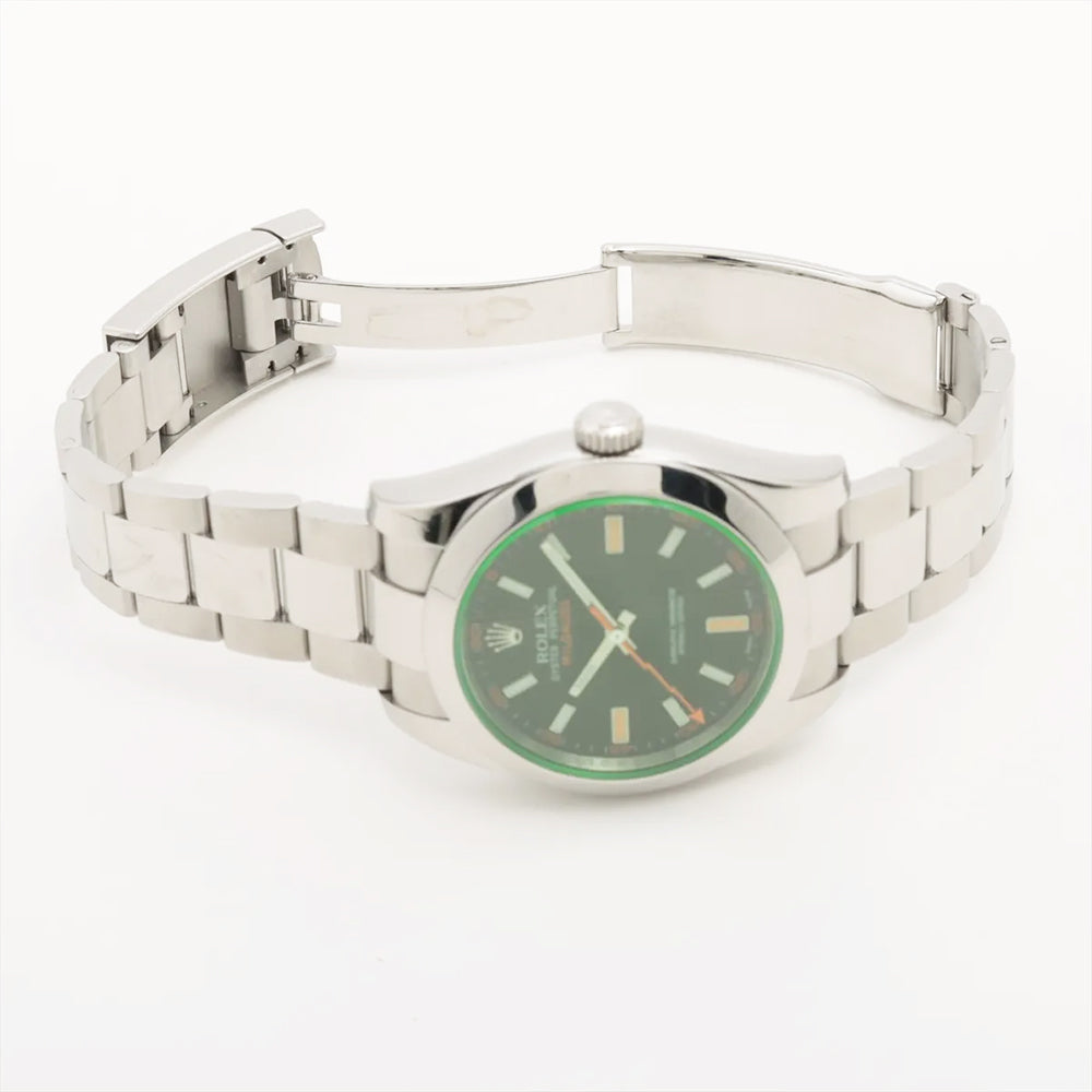 Milgauss Green Crystal 116400GV