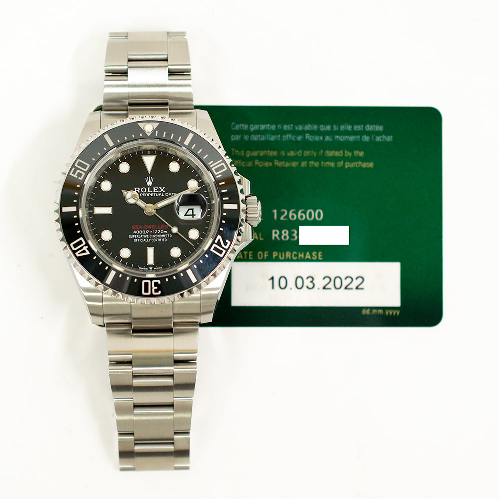 Sea-Dweller RED 43mm 50th Anniversary - Steel 126600