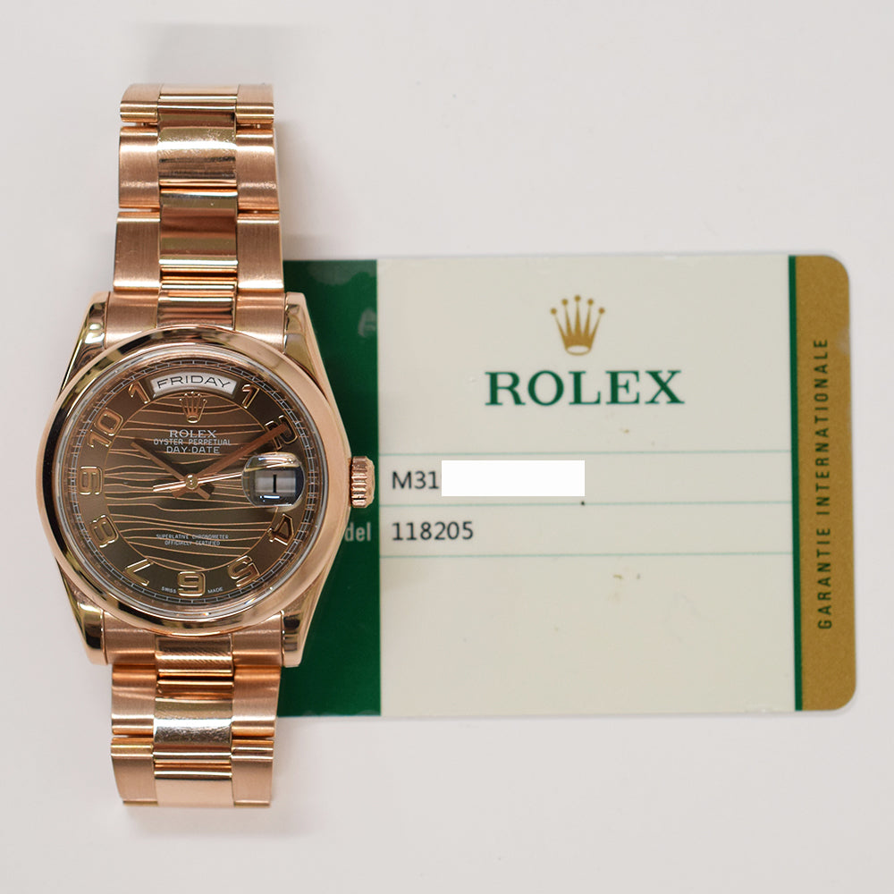 Day-Date 36mm Rose Gold 118205