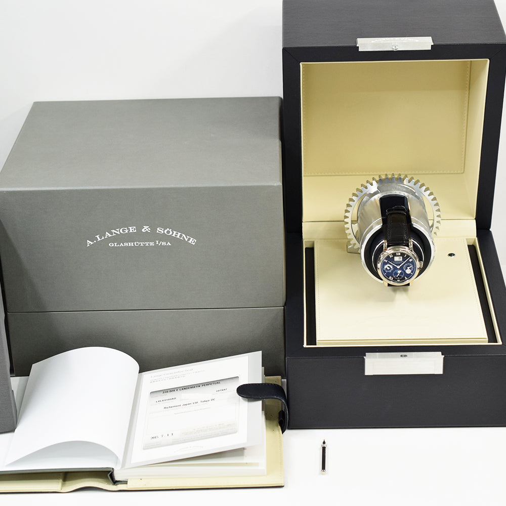 Lange 1 38.5 mm White gold  Manual Winding 310.026