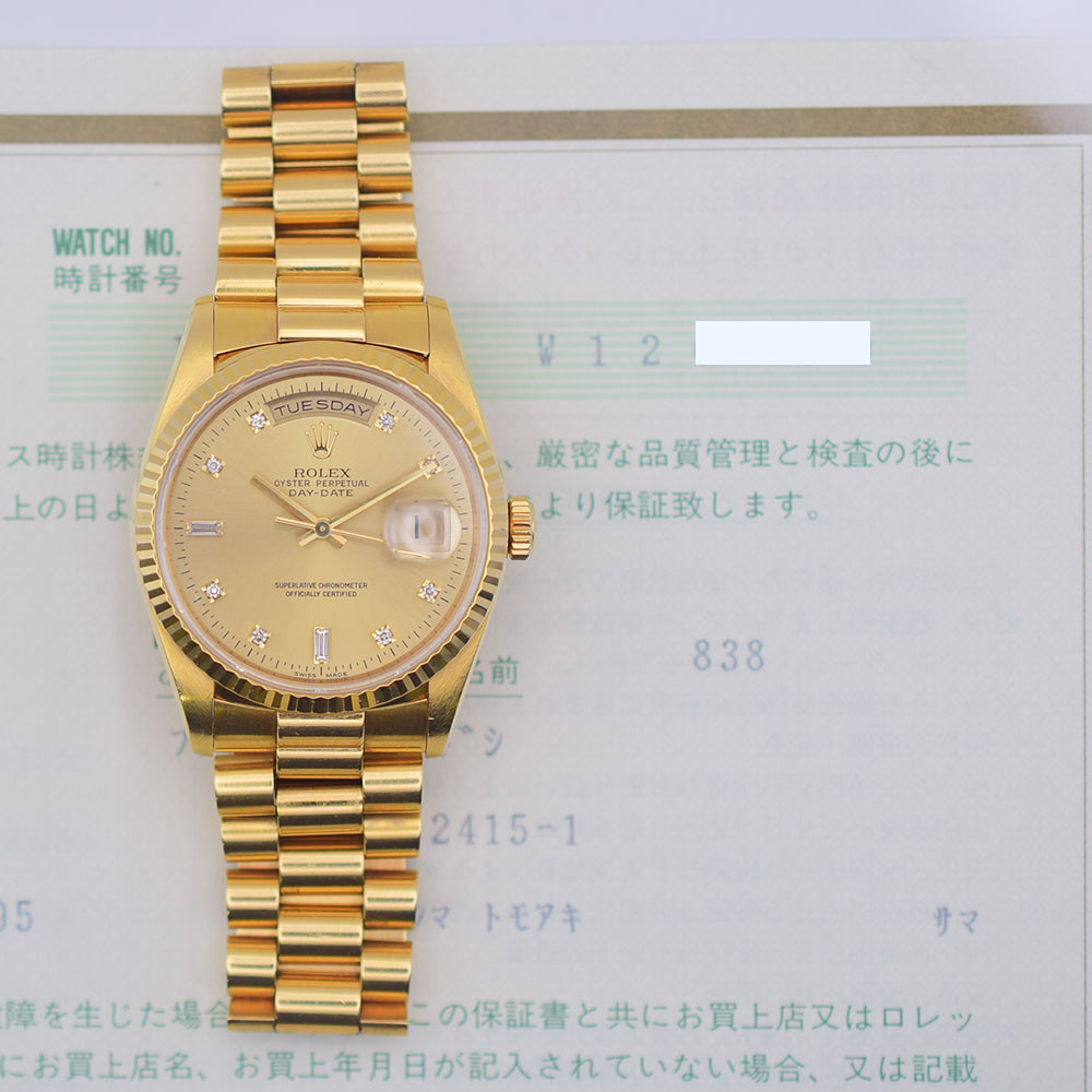 Day-Date 36mm Yellow Gold 18238