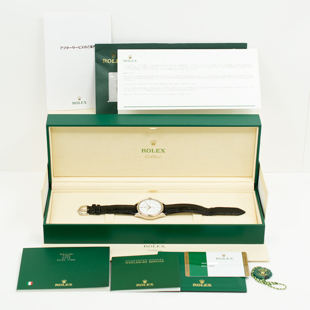 Cellini Time 39mm White Gold 50509