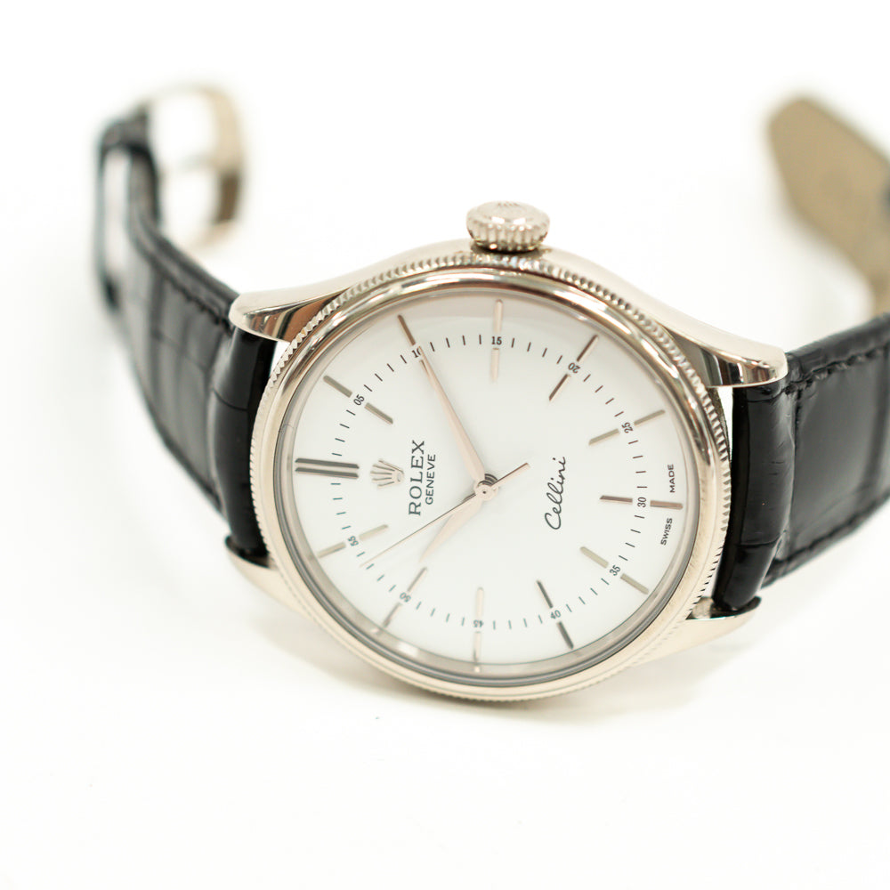 Cellini Time 39mm White Gold 50509