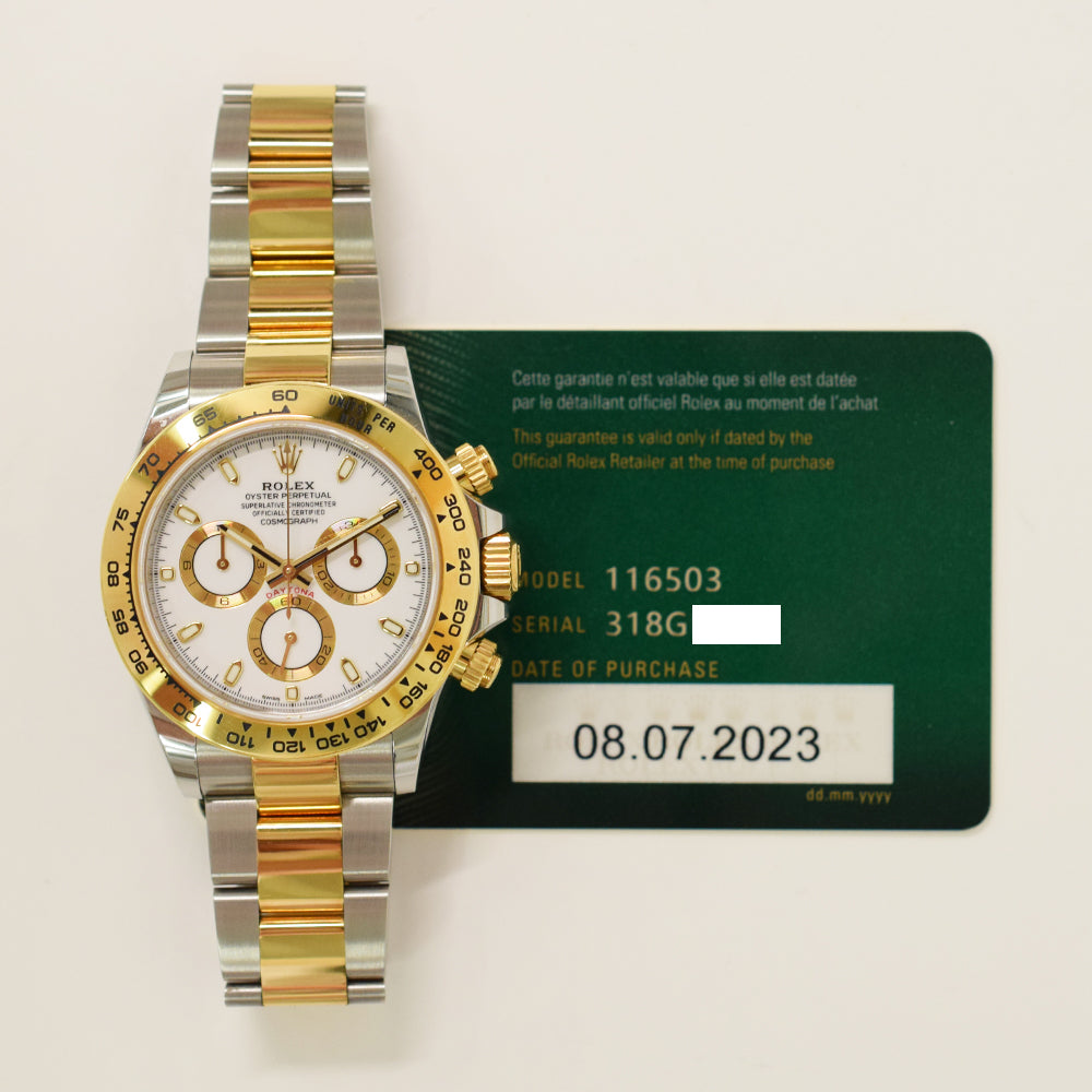 Daytona Steel and Yellow Gold 116503