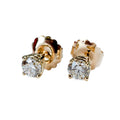 14kt Yellow Gold 1.6ct Diamond Stud Earrings