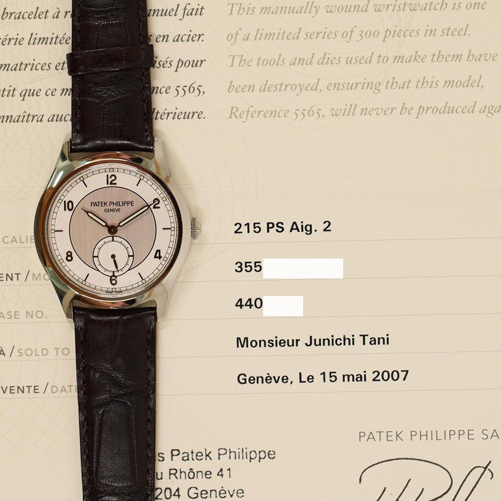 Calatrava 36mm "Geneva Boutique" Limited Edition Stainless Steel Automatic  5565A-001