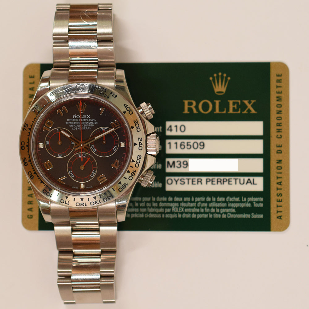 Daytona White Gold 116509