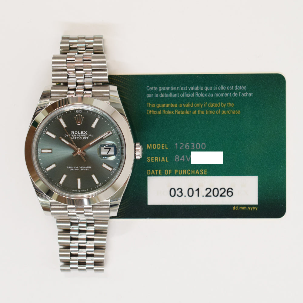 Datejust 41mm Steel 126300