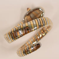Serpenti Tubogas 20mm x 30mm Diamond Bezel Steel and Rose Gold Quartz SP27SPG