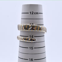 Serpenti Tubogas 20mm x 30mm Diamond Bezel Steel and Rose Gold Quartz SP27SPG