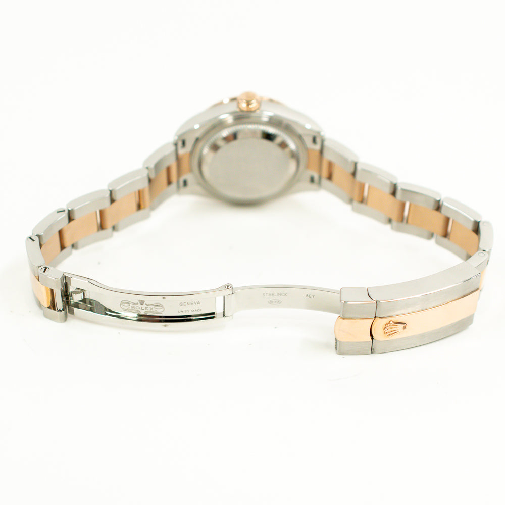 Datejust 28mm Diamond Bezel Steel and Rose Gold 279381RBR
