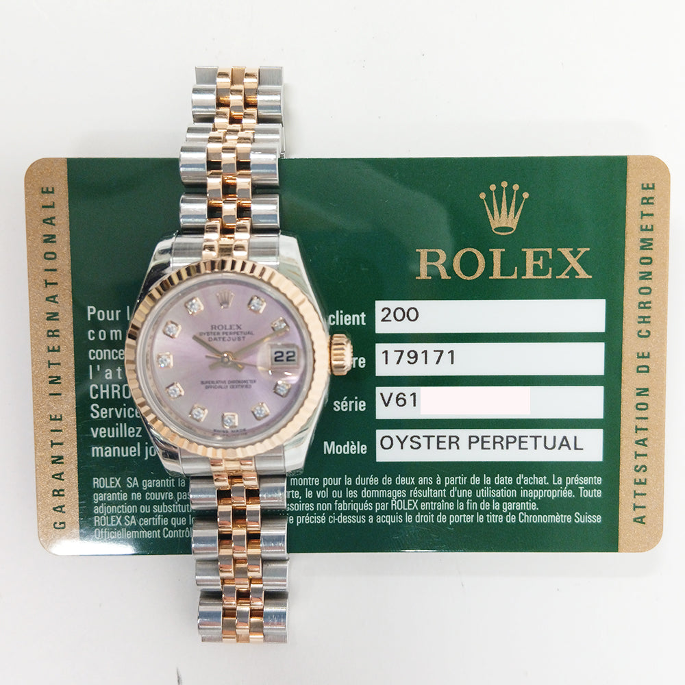 Datejust 26mm Steel and Rose Gold 179171G