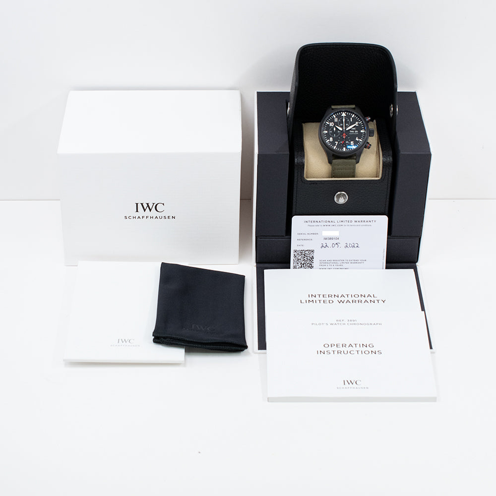 Pilot's Watch Chronograph Top Gun Edition "SFTI" Ceramic IW389104
