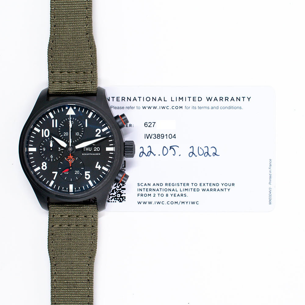 Pilot's Watch Chronograph Top Gun Edition "SFTI" Ceramic IW389104