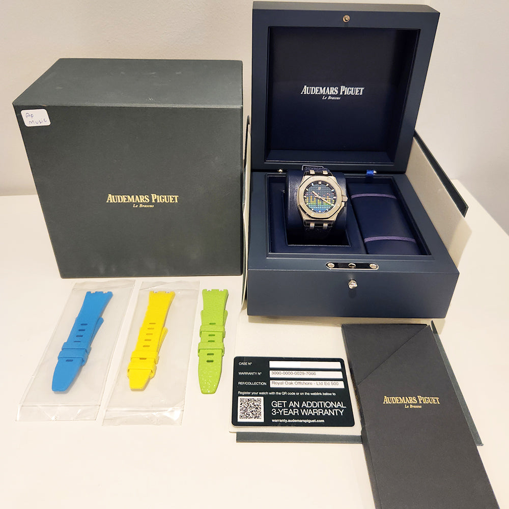 Royal Oak Offshore 37mm Titanium Music Edition - Limited Edition of 500 77600TI.OO.A343CA.01