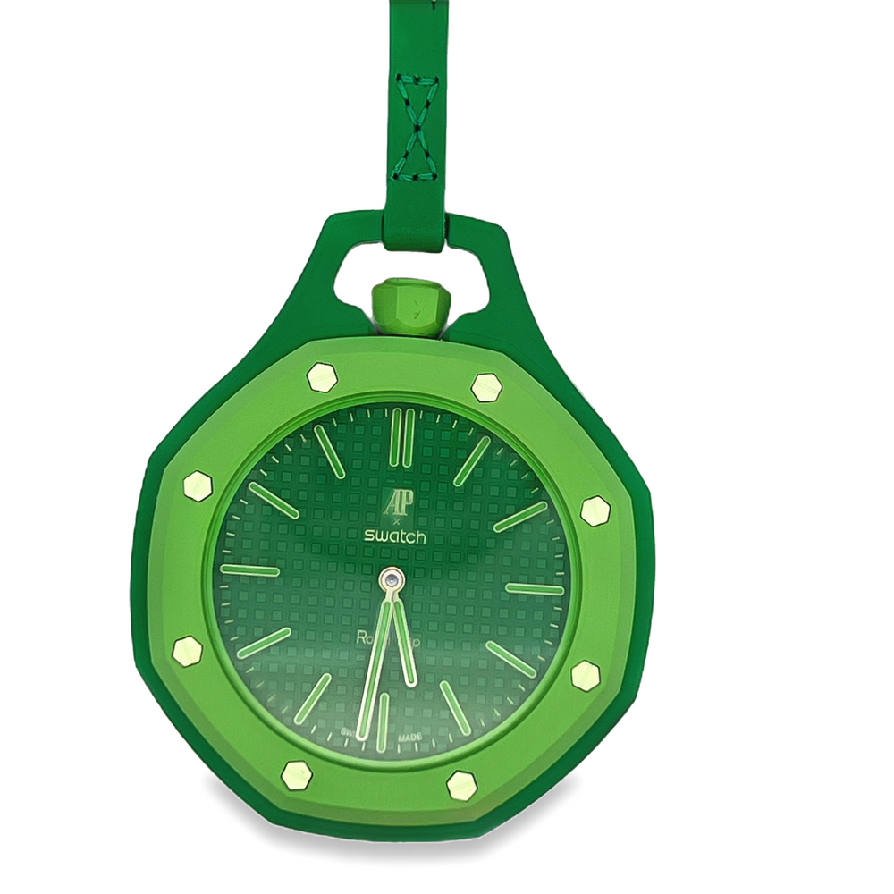 Swatch x Audemars Piguet Bioceramic Royal Pop "Green Eight" Watch