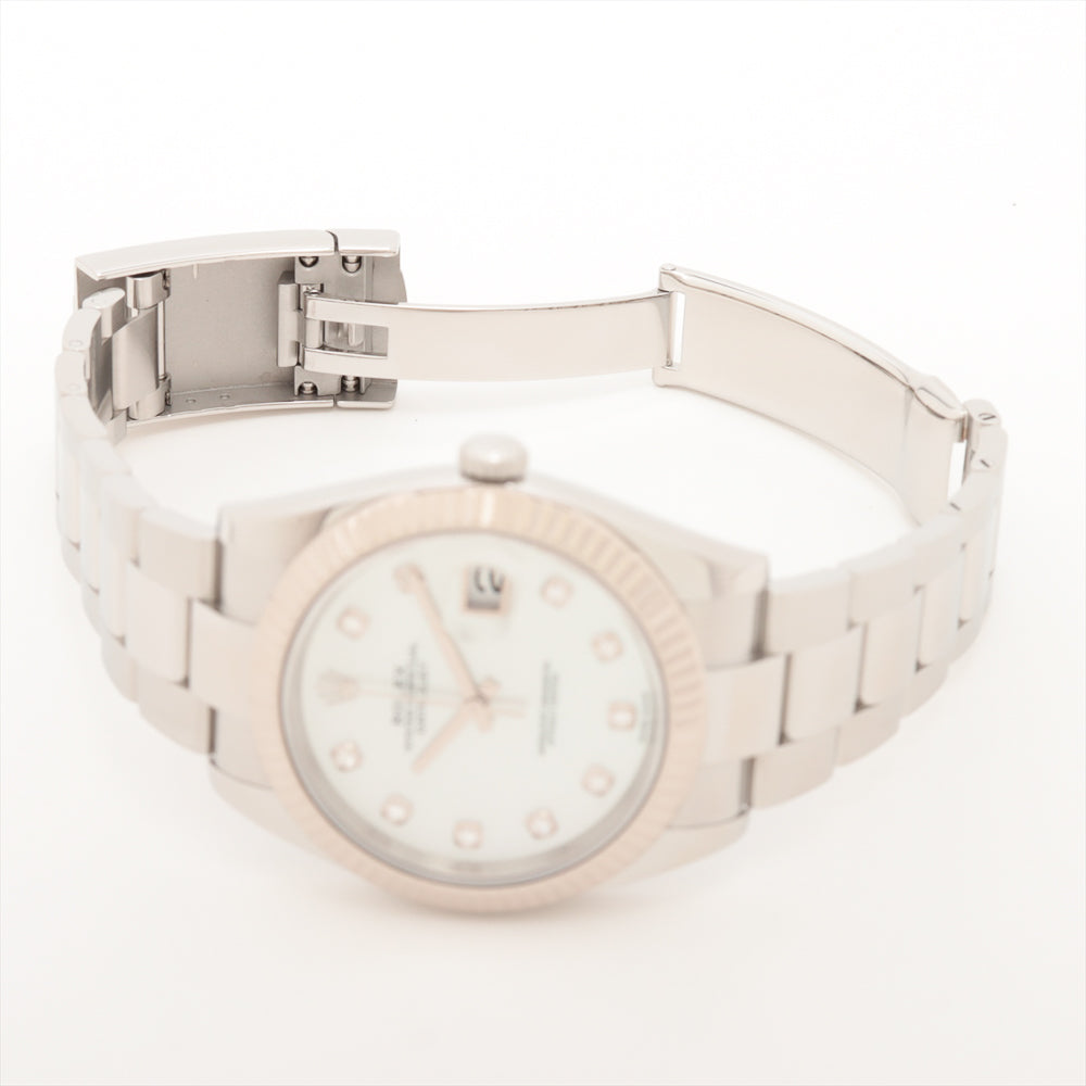 Datejust 41mm Steel and White Gold 126334