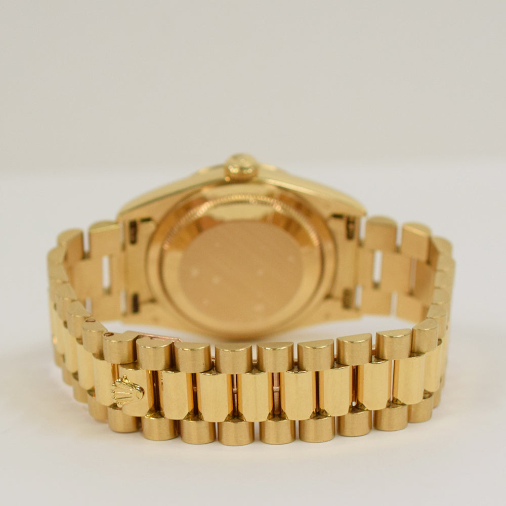 Day-Date President 36mm Yellow Gold Fluted Bezel 18238NGS
