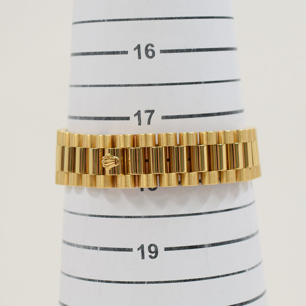 Day-Date President 36mm Yellow Gold Fluted Bezel 18238NGS