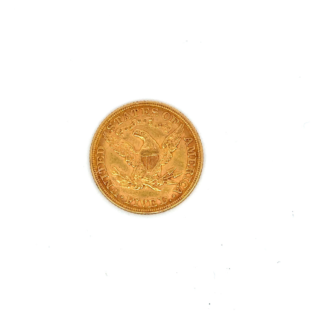 1882-P 5 Dollar Liberty 
1/4