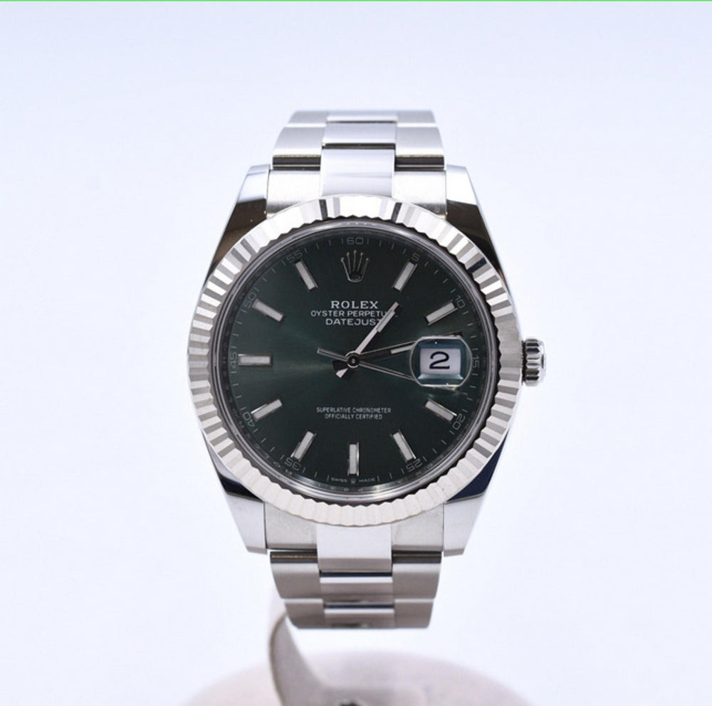 Datejust 41mm Steel and White Gold 126334