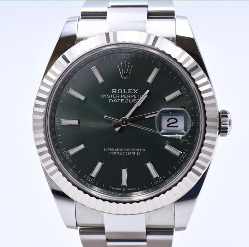 Datejust 41mm Steel and White Gold 126334