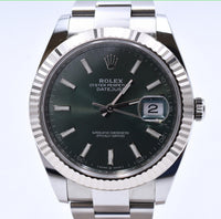 Datejust 41mm Steel and White Gold 126334