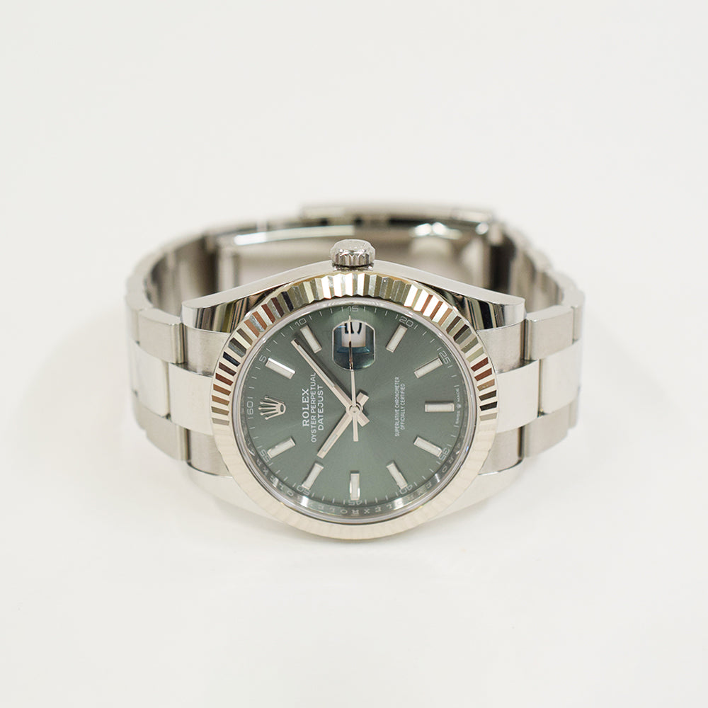 Datejust 41mm Steel and White Gold 126334