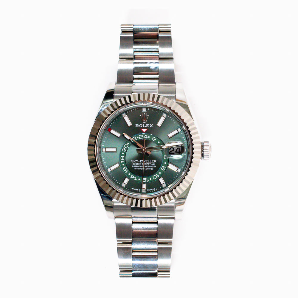Sky-Dweller Steel and White Gold 336934