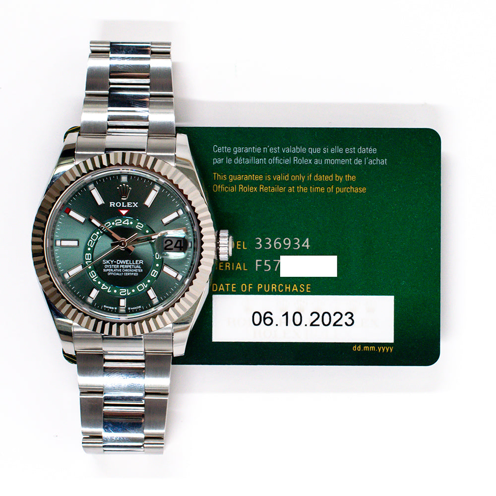 Sky-Dweller Steel and White Gold 336934