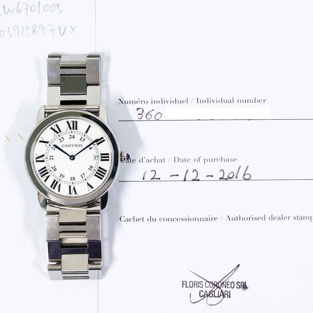 Ronde Solo 36mm Quartz - Steel W6701005