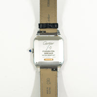 Santos-Dumont Large Quartz - Steel and Rose Gold - 43.5mm x 31.4mm  W2SA0011