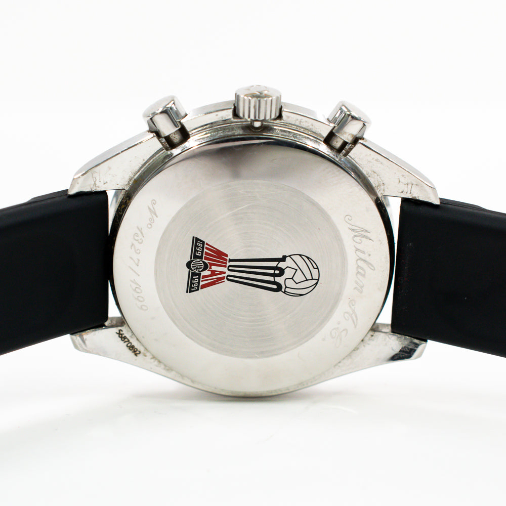 Speedmaster AC Milan 1999 39mm Stainless Steel 3810.51.41
