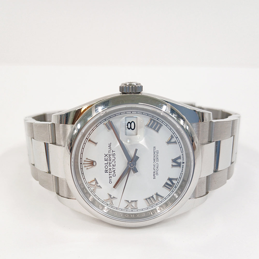 Datejust 36mm Domed Bezel Steel 126200
