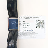 Cartier Tank Must Large - Steel - 33.7mm x 25.5mm WSTA0072
