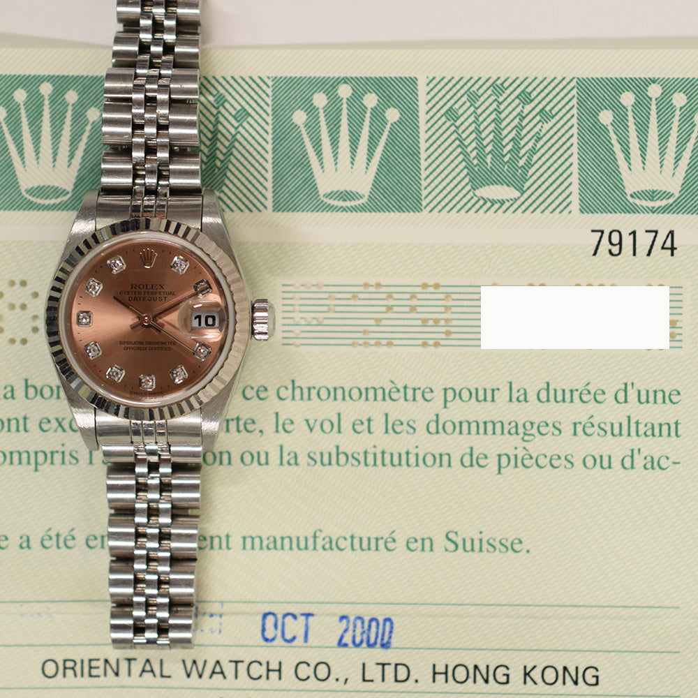 Datejust 26mm Steel and White Gold 79174G