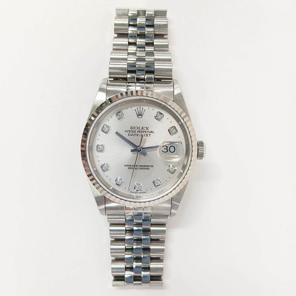 Datejust 36mm Steel and White Gold 16234G