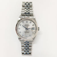 Datejust 36mm Steel and White Gold 16234G