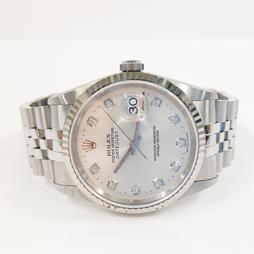 Datejust 36mm Steel and White Gold 16234G