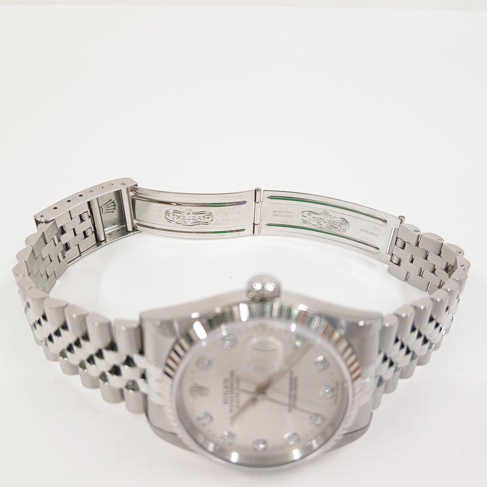 Datejust 36mm Steel and White Gold 16234G