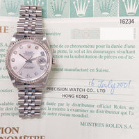 Datejust 36mm Steel and White Gold 16234G
