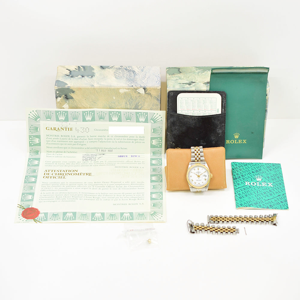 Datejust 36mm Steel and Yellow Gold 16233