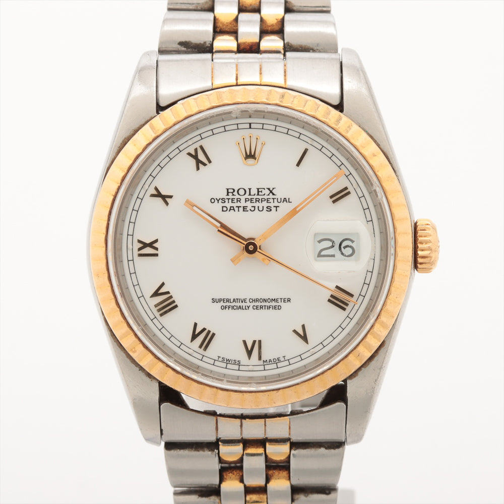 Datejust 36mm Steel and Yellow Gold 16233