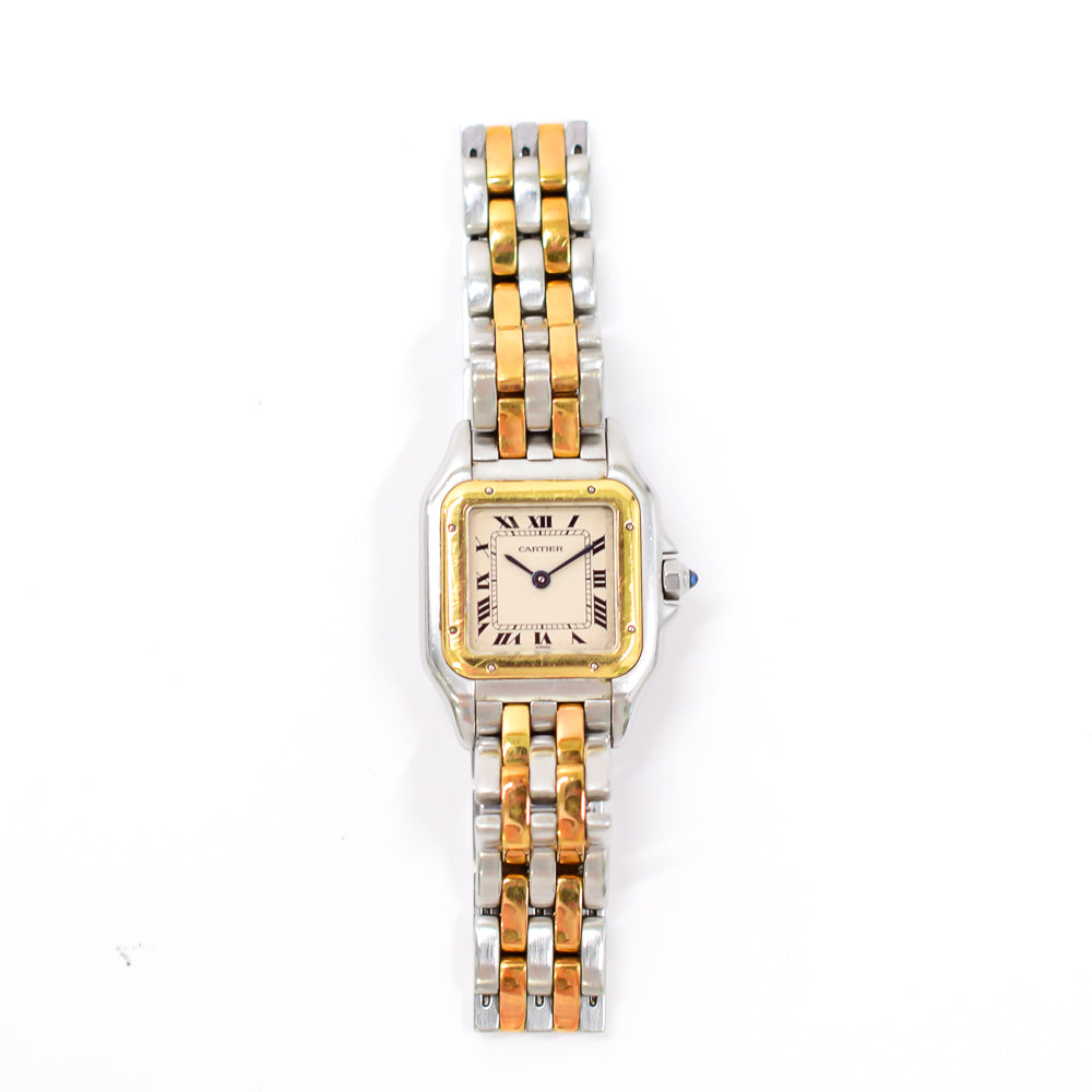 Panthère de Cartier Quartz Steel and Yellow Gold - 22mm x 22mm  W25029B6