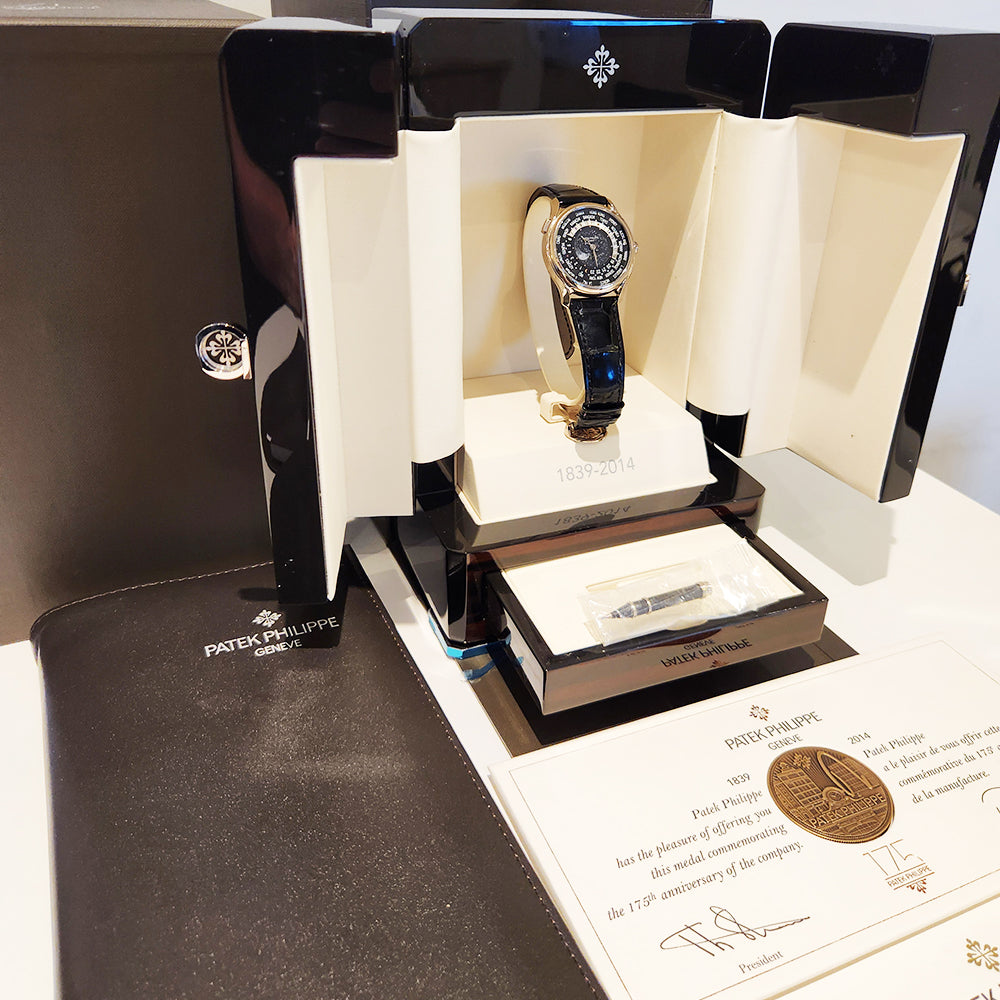 World Time 39.5mm White Gold - 175th Anniversary 5575G-001