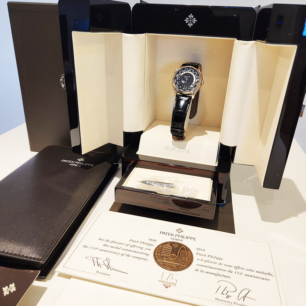 World Time 39.5mm White Gold - 175th Anniversary 5575G-001