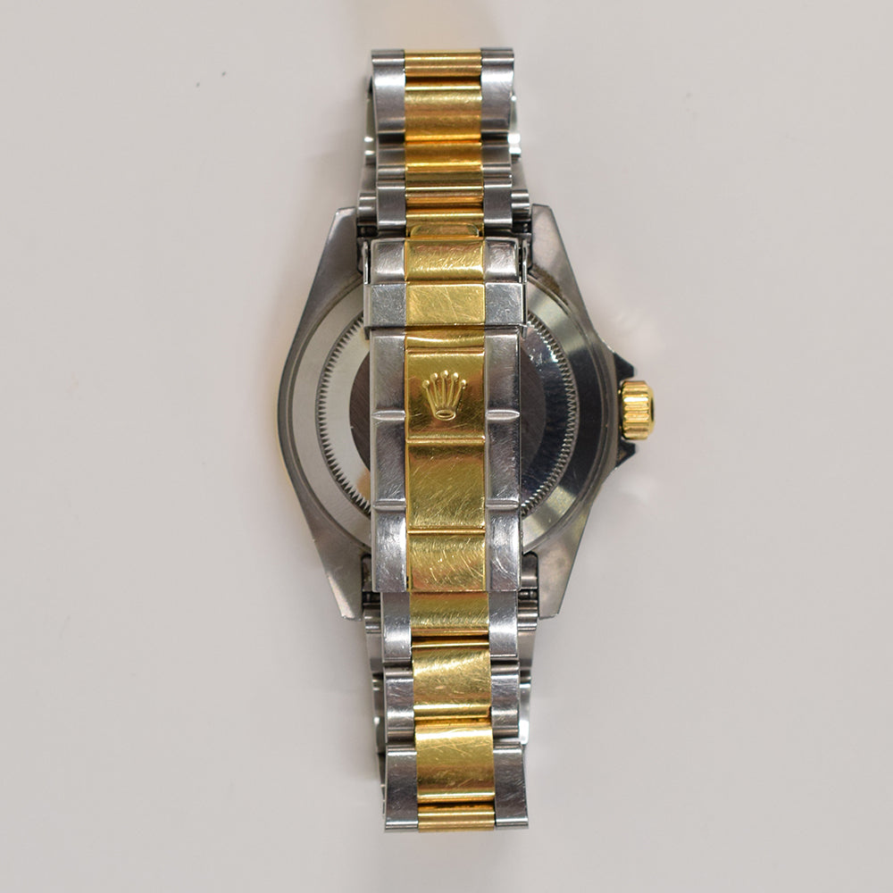 Submariner Date 40mm Blue Bezel "Serti Dial" Steel and Yellow Gold 16613SG