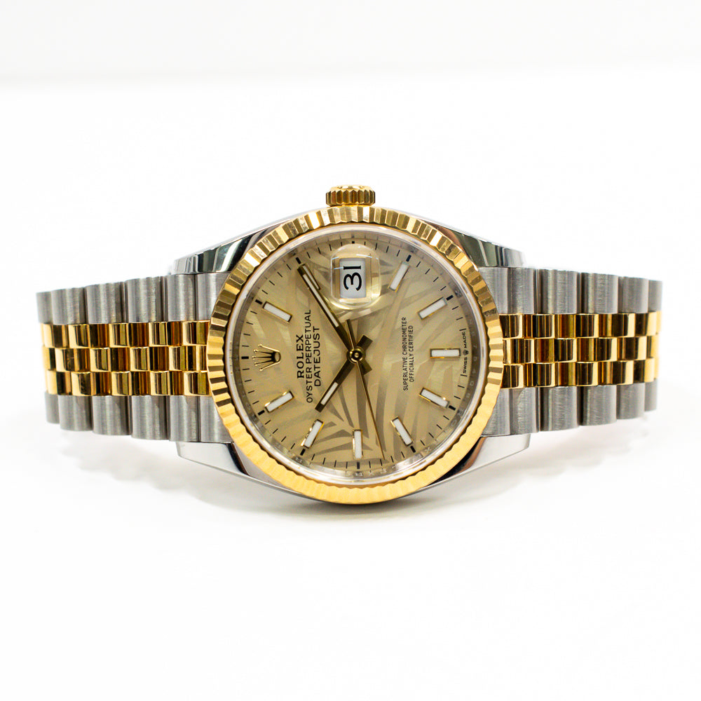 Datejust 36mm Steel and Yellow Gold 126233