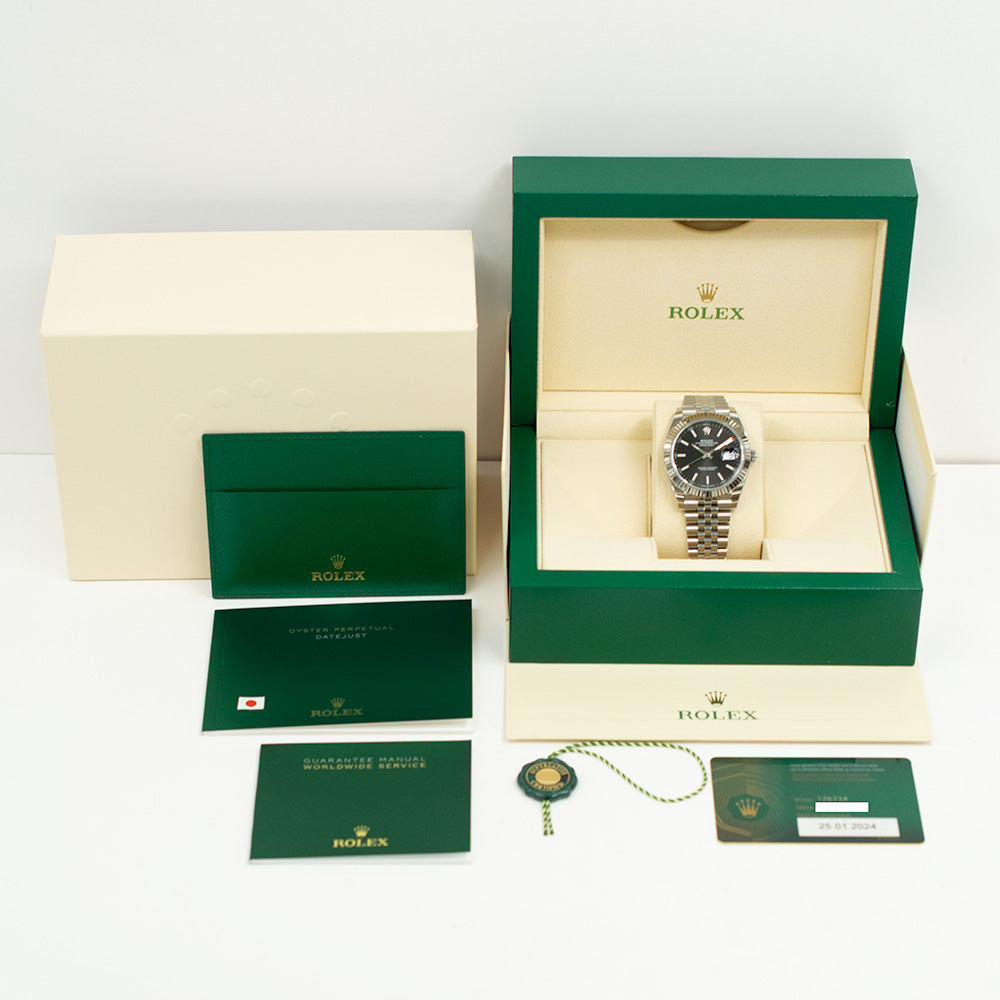 Datejust 41mm Steel and White Gold 126334